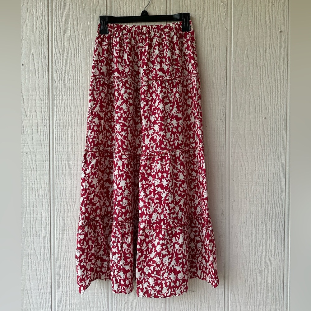 Japra Floral Midi Skirt